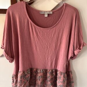 Gypsies & Moondust Dusty Rose Blouse